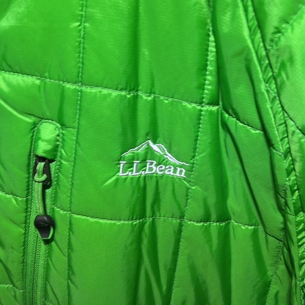 L.L. Bean Men's Kelly Green PrimaLoft Jacket Size XXL Tall - Picture 5 of 10